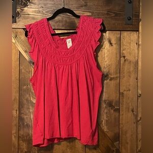 Free People Fuchsia Top Sz. Medium